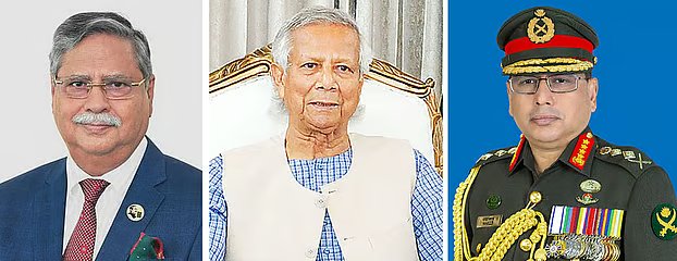রাষ্ট্রপতি ও প্রধান উপদেষ্টার সঙ্গে সেনাপ্রধানের সাক্ষাৎ
