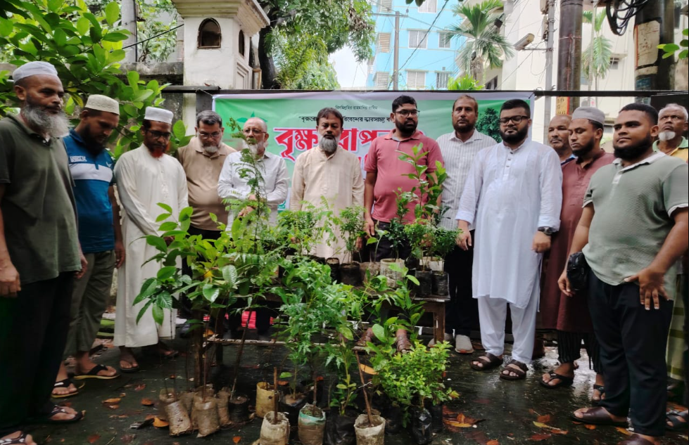 পরিবেশ সুরক্ষার জন্য গাছ লাগানোর দরকার: শামসুজ্জামান হেলালী 