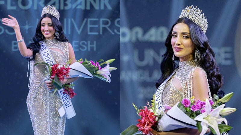 দ্বিতীয়বারের মতো ‘মিস ইউনিভার্স বাংলাদেশ’ মুকুট জিতলেন তানজিয়া জামান মিথিলা