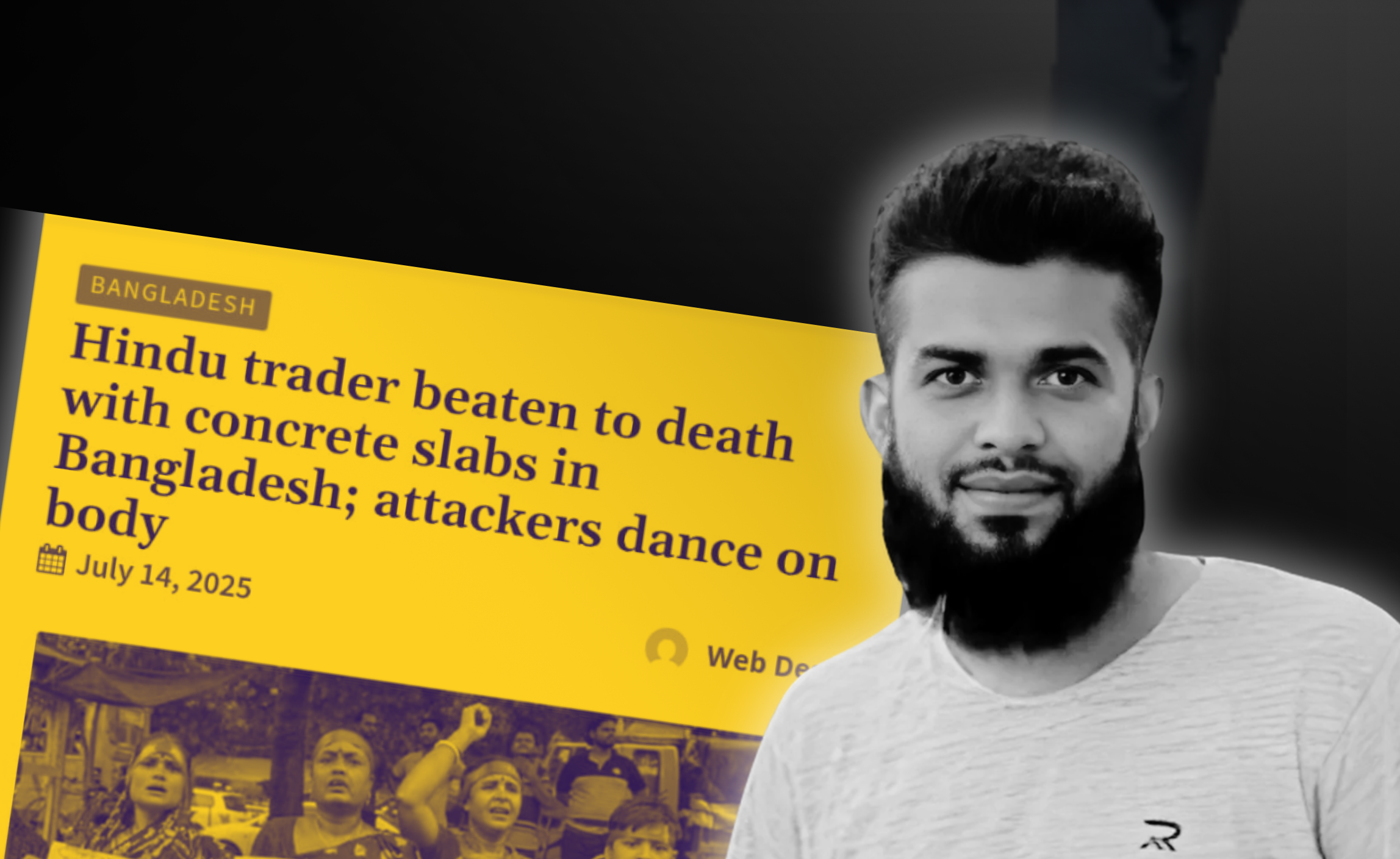 সোহাগকে ঘিরে ধর্মীয় বিভ্রান্তি ছড়াচ্ছে ভারতীয় গণমাধ্যম