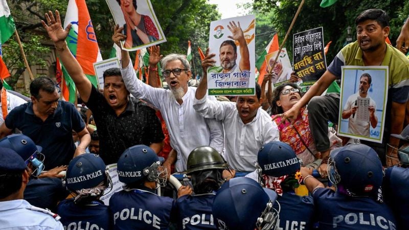 ‘ভোট চুরি’ বিতর্কে উত্তাল ভারতের রাজনীতি