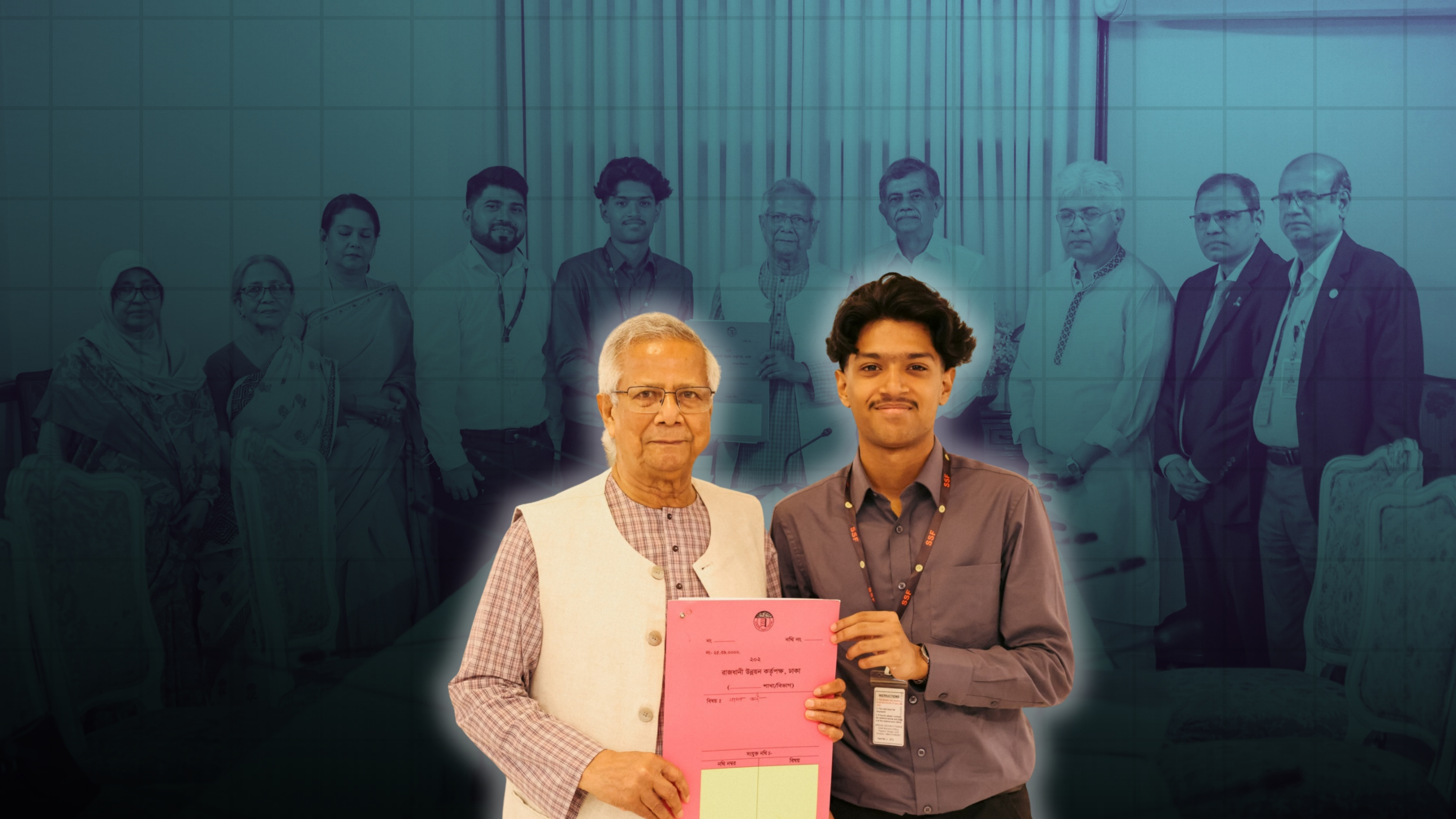 সাগর-রুনির সন্তানের হাতে প্লটের দলিল তুলে দিলেন প্রধান উপদেষ্টা