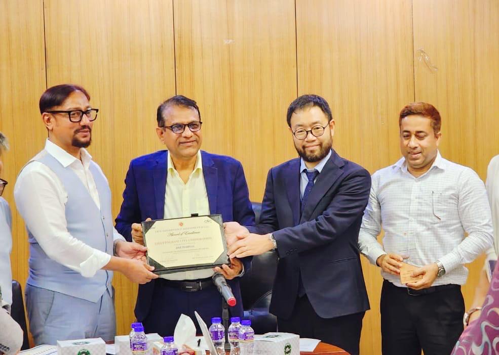 দেশসেরার সিটি গভর্ন্যান্সে প্রথম চসিক, স্বীকৃতি নিলেন মেয়র ডা. শাহাদাত হোসেন