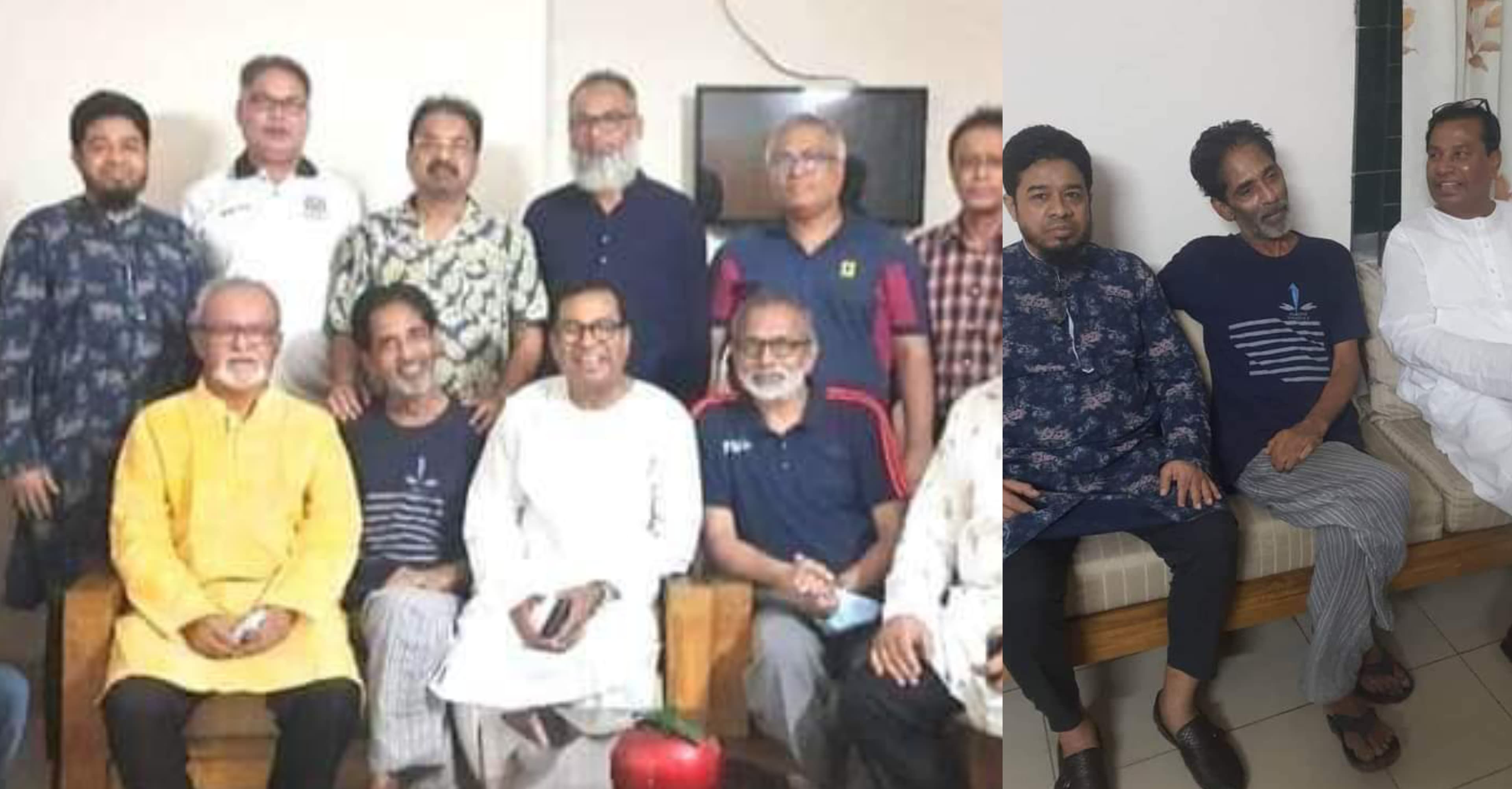 কিংবদন্তী গোলকিপার মহসিনের পাশে সাবেক সতীর্থরা