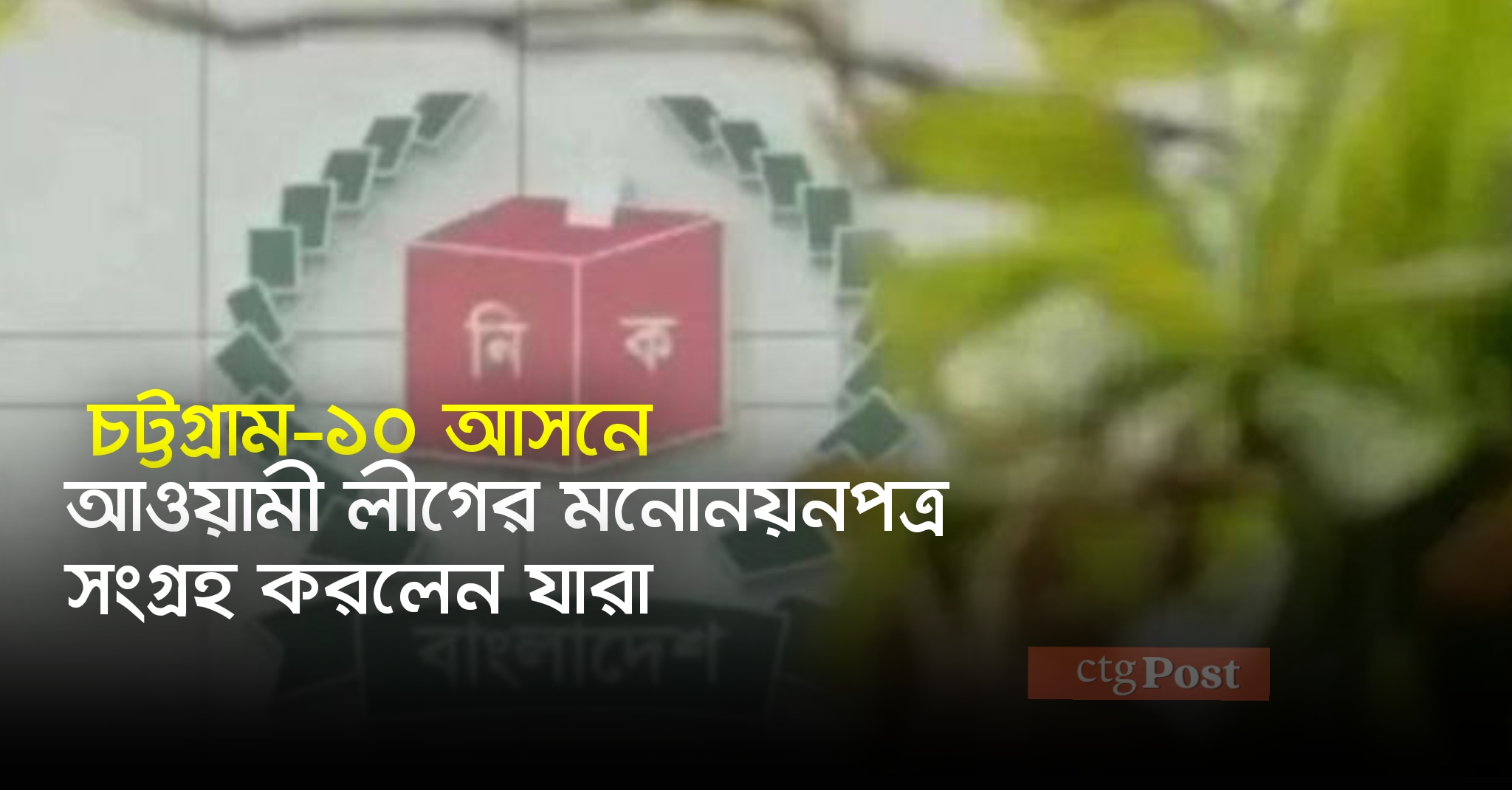 চট্টগ্রাম-১০ আসনে আওয়ামী লীগের মনোনয়নপত্র সংগ্রহ করলেন যারা   