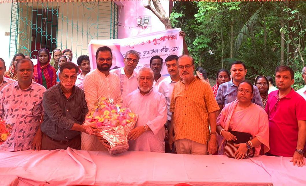 আহলা করলডেঙ্গার উমা সুন্দরী রোডের উন্নয়ন দায়িত্ব নিলেন চেয়ারম্যান রেজাউল করিম রাজা