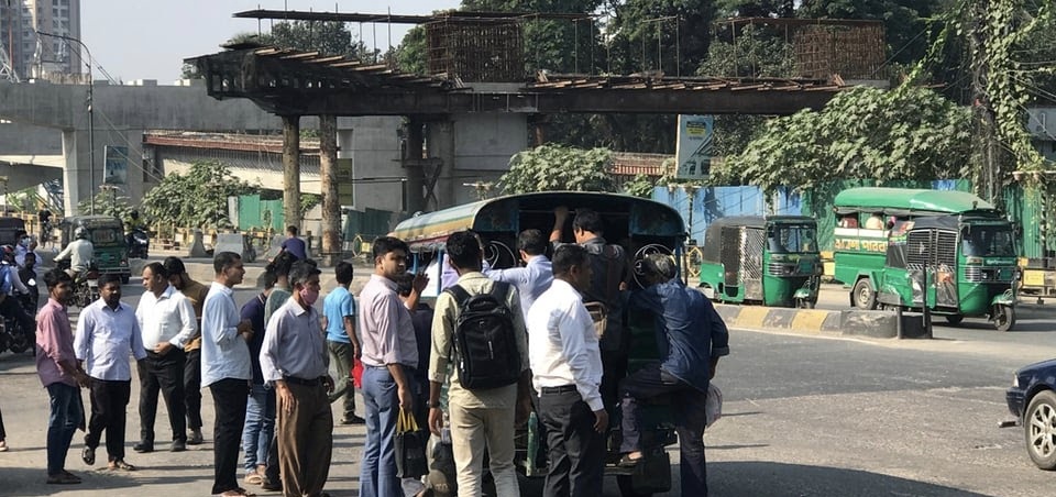 হরতালে চট্টগ্রামের রাস্তায় স্বাভাবিক যানবাহন চলাচল