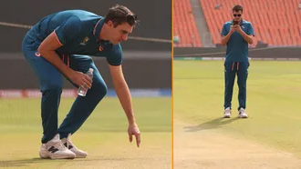 কেন উইকেটের ছবি তুলে রাখলেন কামিন্স !