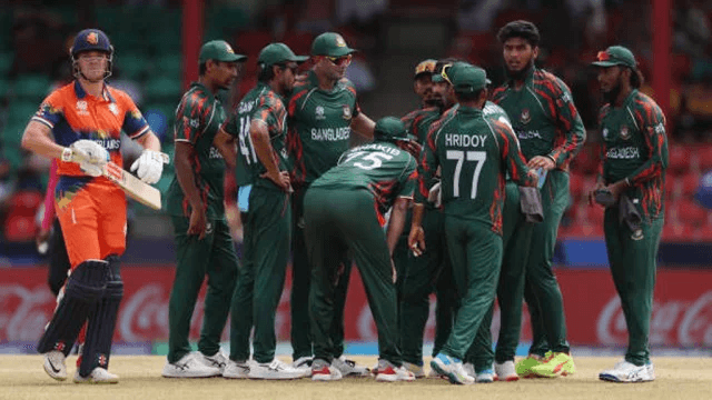 সাকিবের ফর্মে ফেরা ফিফটিতে ডাচদের হারিয়ে সুপার এইটের পথে বাংলাদেশ