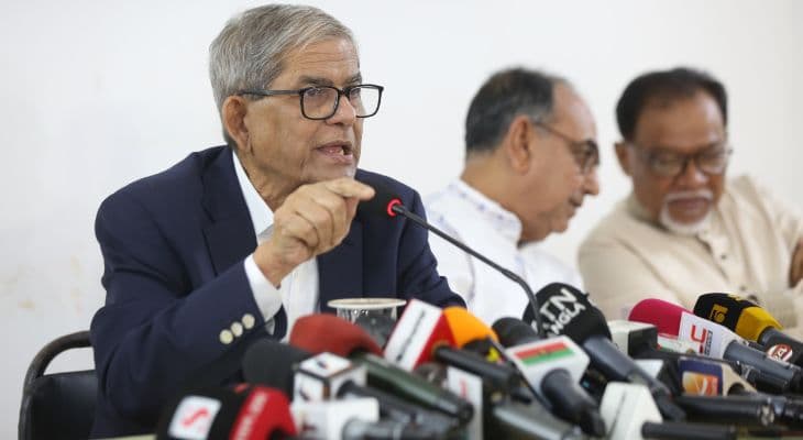 নির্বাচিত সংসদ ও সরকার ছাড়া সংস্কারের বৈধতা দিতে পারব না : ফখরুল