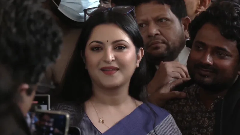 আত্মসমর্পণের পর জামিন পরীমনির