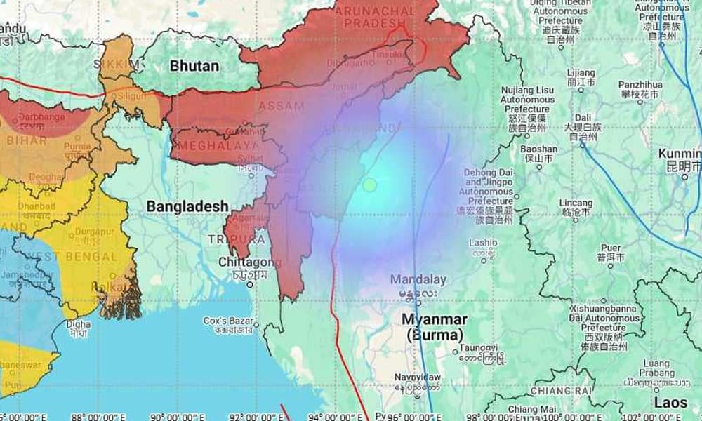 রাজধানীসহ দেশের বিভিন্ন স্থানে ভূমিকম্প