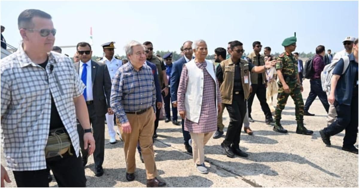 রোহিঙ্গাদের সঙ্গে ইফতার করতে কক্সবাজার পৌঁছেছেন প্রধান উপদেষ্টা ও জাতিসংঘ মহাসচিব