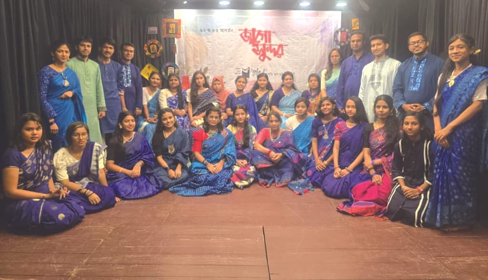 বোধন আবৃত্তি স্কুলের ‘জাগো সুন্দর’ মঞ্চে প্রশিক্ষণার্থীদের সৃজনশীলতার ঝলক