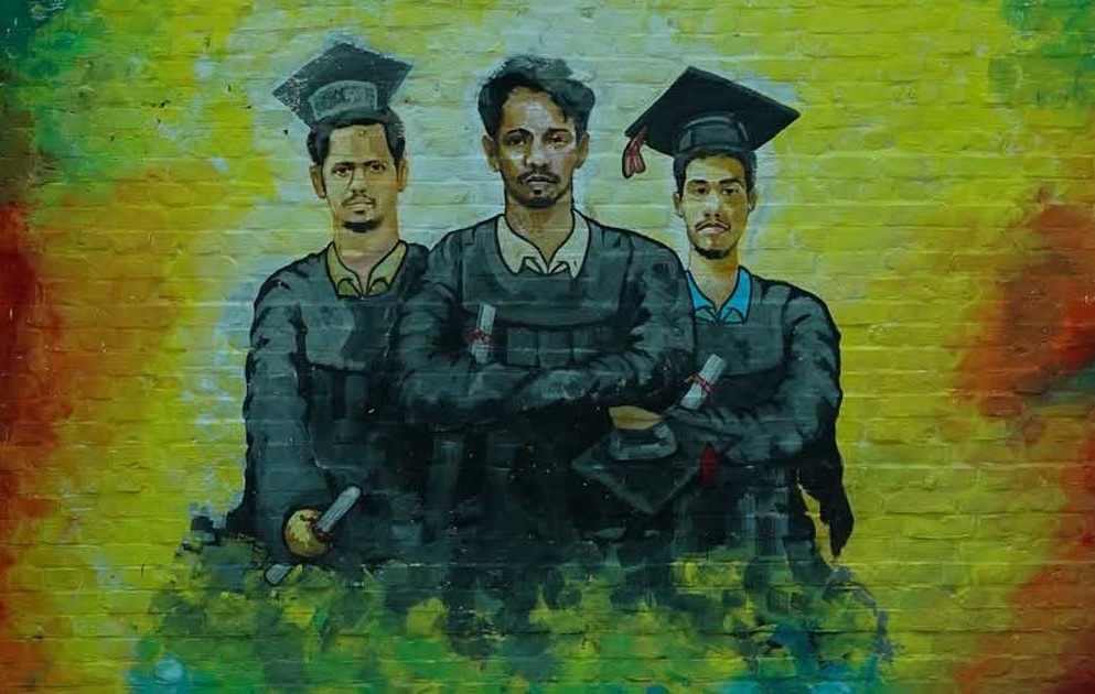তারা ফিরবে না তবু ফিরেছেন গাউনে, স্মৃতির গ্রাফিতিতে ফরহাদ-তরুয়া-পলাশ