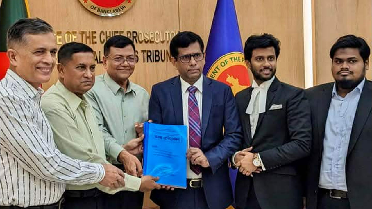 শেখ হাসিনার বিরুদ্ধে গণহত্যা মামলার তদন্ত প্রতিবেদন দাখিল