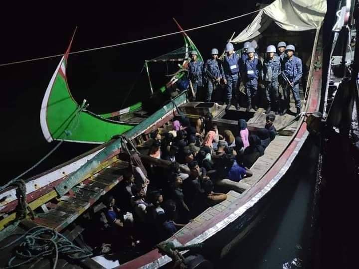 33 Rohingyas including women and children bound for Malaysia rescued from St. Martin