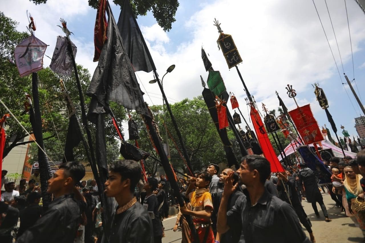 Tajia procession in the capital under flawless security