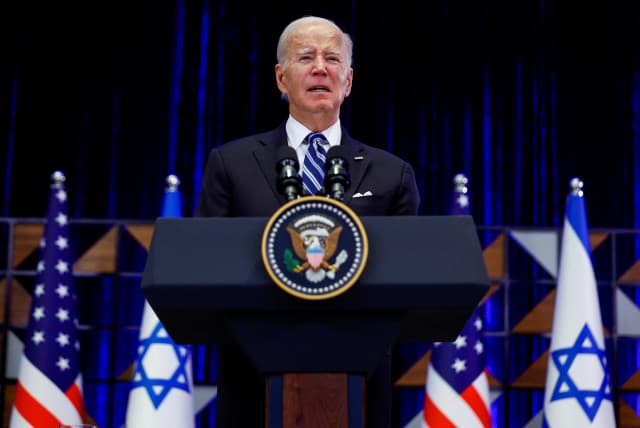 Biden compares Hamas to Putin