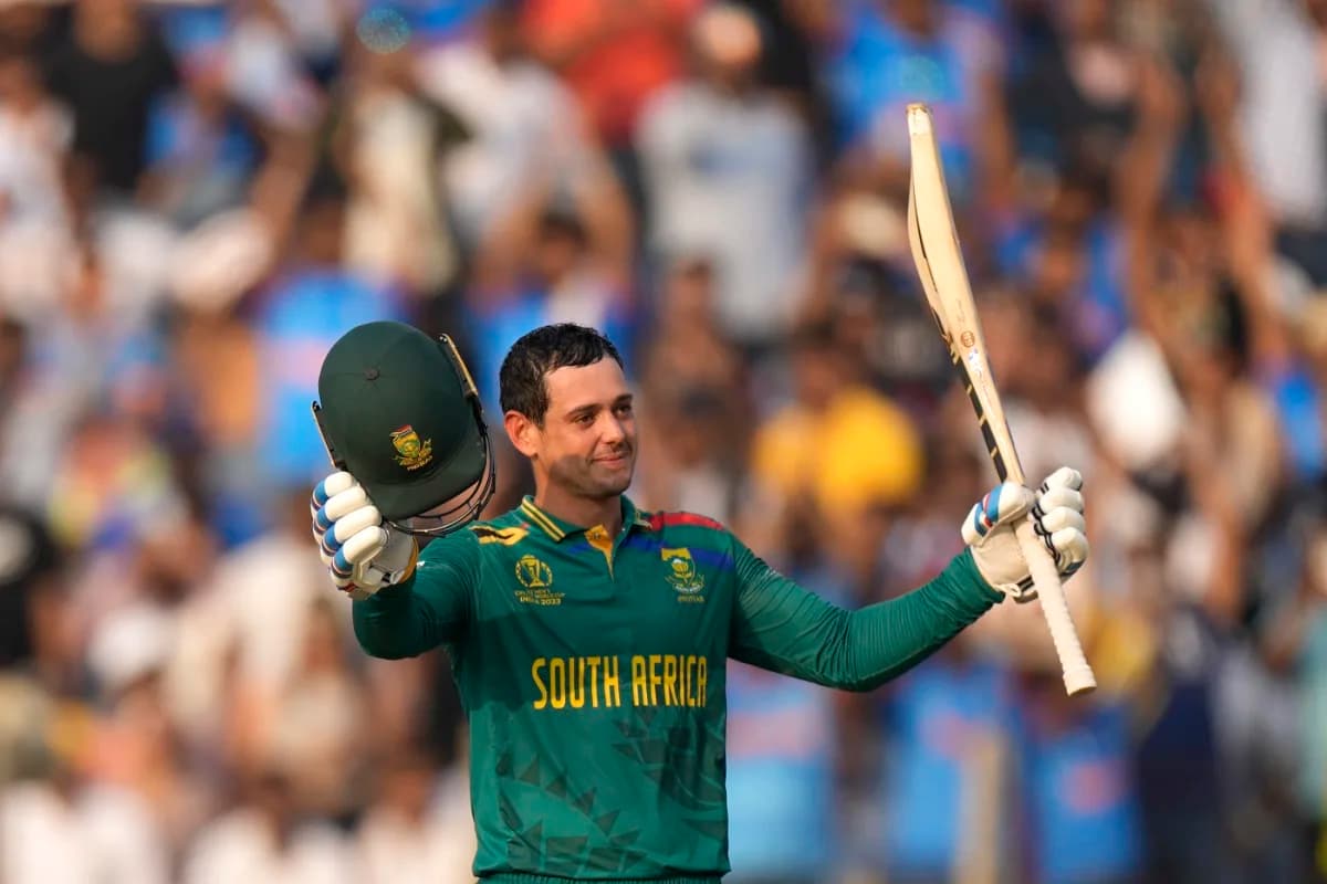 De Kock hits fourth century of World Cup
