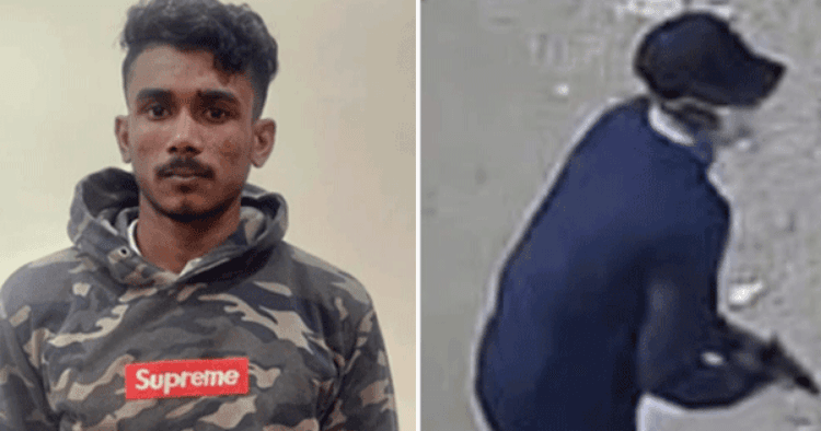 The young man, who raised his weapon and shot, was arrested in Bayezid.