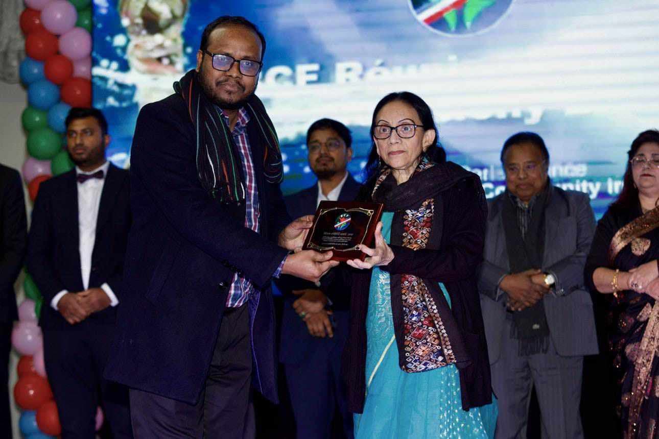 Arif Ullah and Lutfur Rahman Babu received the BCF journalist award