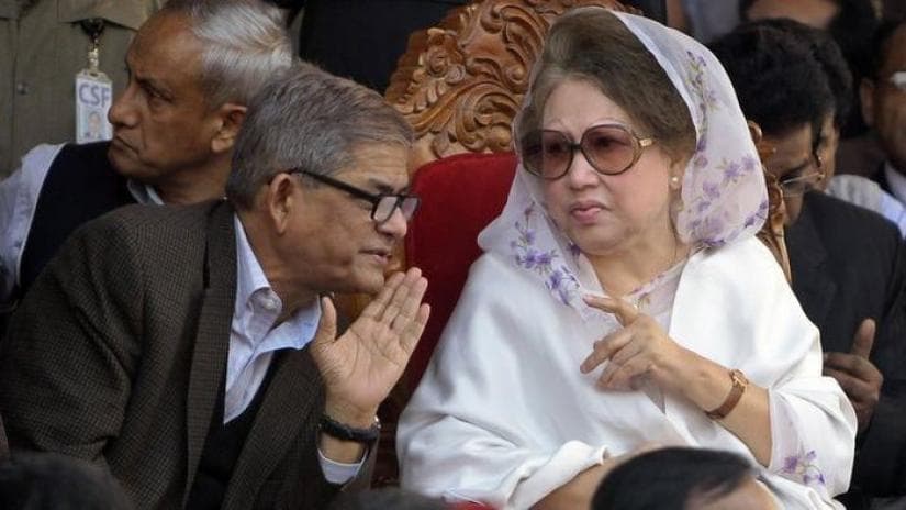 After being released from prison, Fakhrul meets Khaleda Zia.