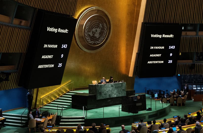 Countries that voted against Palestine&#8217;s UN membership .