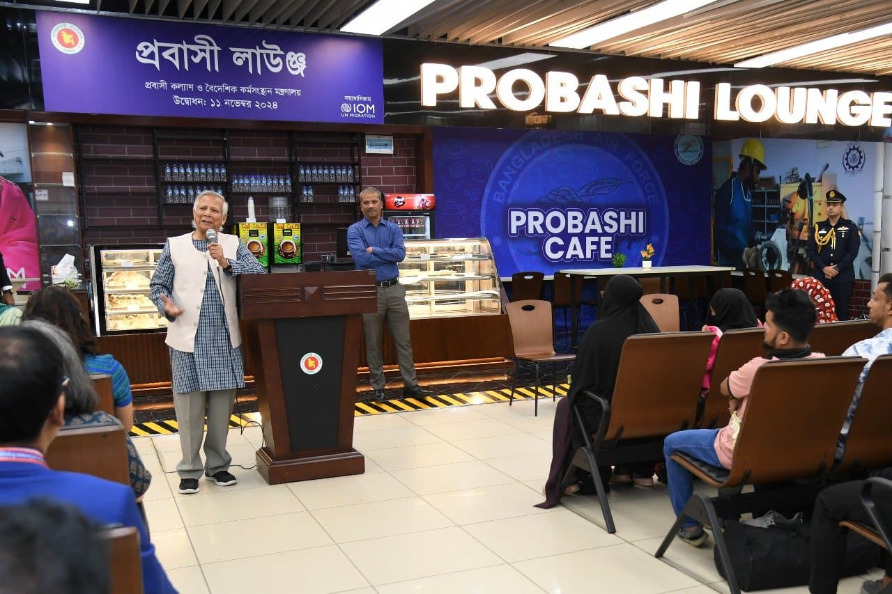 CA opens dedicated lounge for migrant workers at Hazrat Shahjalal International Airport .