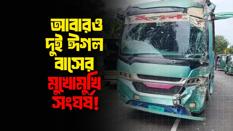পটিয়ায় দুই ঈগল বাসের মুখোমুখি সংঘর্ষে আহত ৮