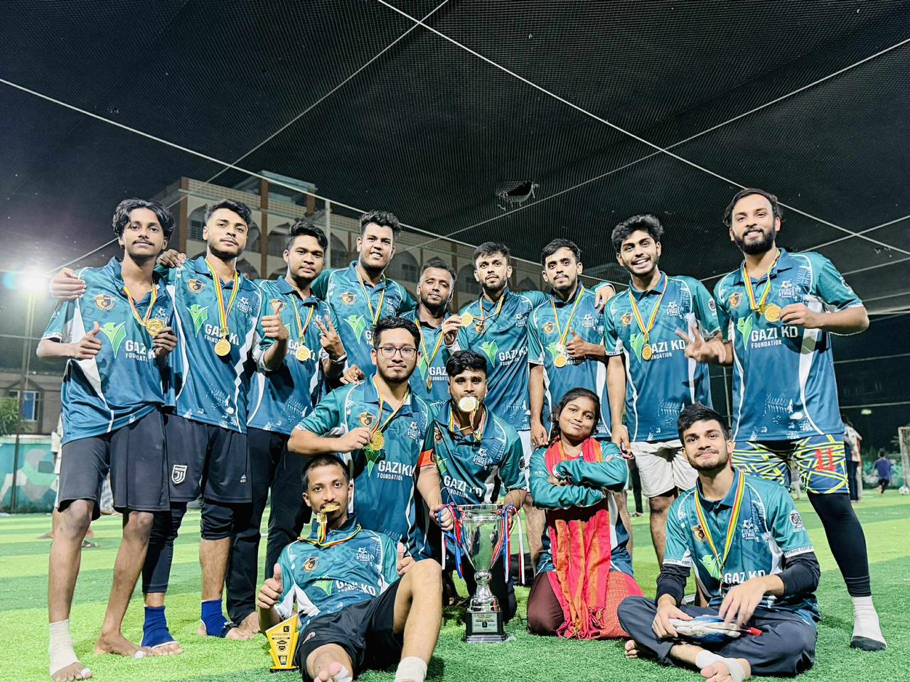 'দ্যা টেট্রা ফুটবল টুর্নামেন্ট ২৫' এর চ্যাম্পিয়ন ফিয়ারসি স্ট্রাইক