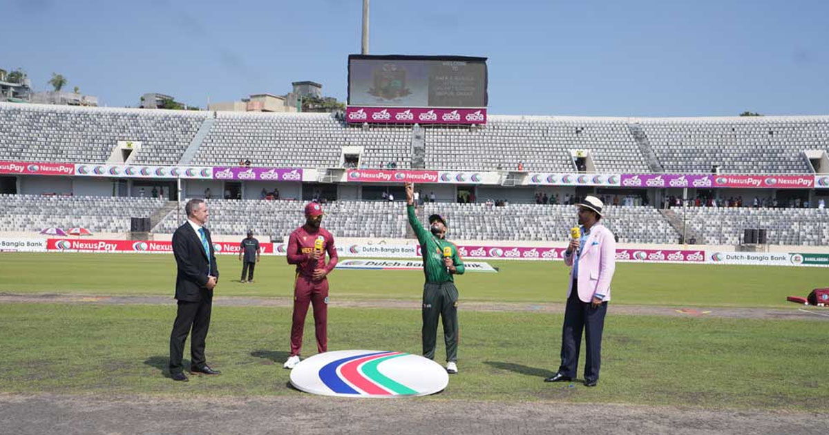 আজও টস জিতে  আগে ব্যাটিং করবে বাংলাদেশ