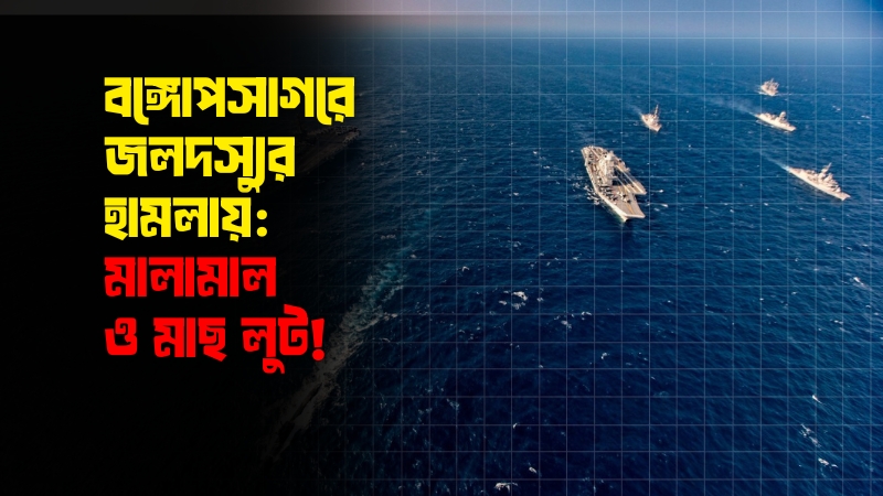 বঙ্গোপসাগরে জলদস্যুর হামলায় ৫ জেলে আহত: মালামাল ও মাছ লুট