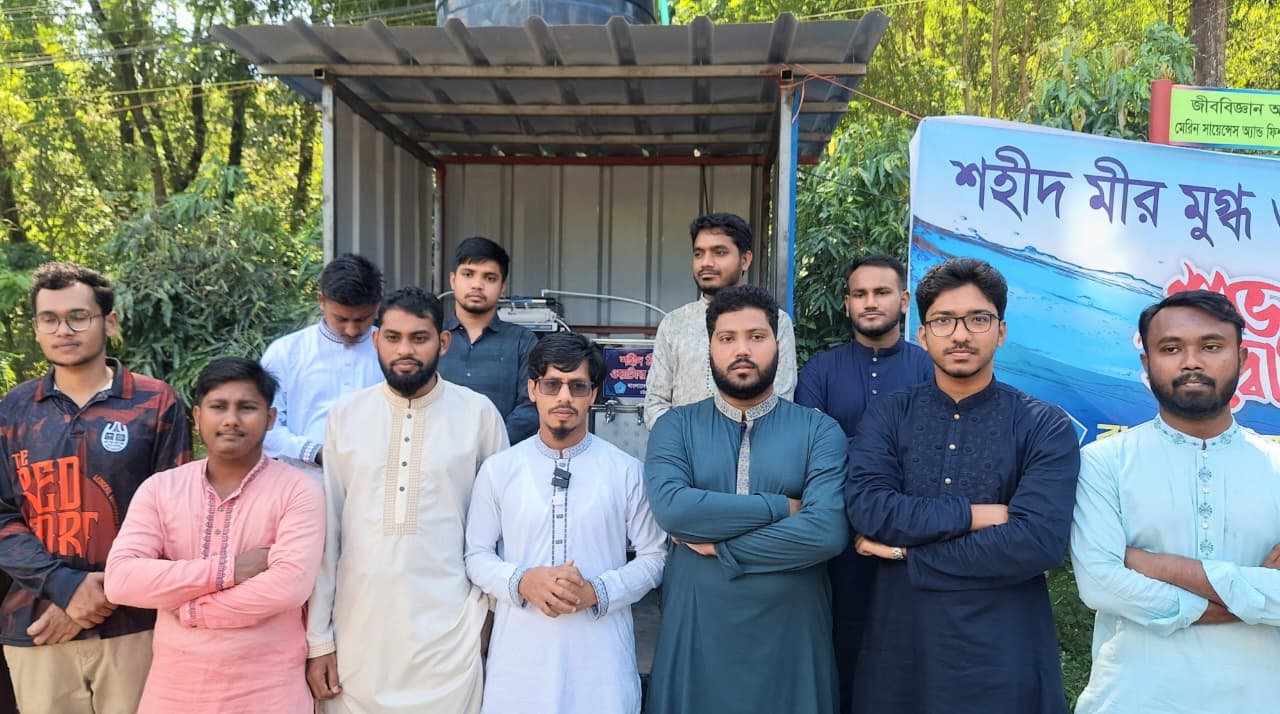 সুপেয় পানির সংকট নিরসনে চবি শিবিরের ওয়াটার কর্ণার স্থাপন