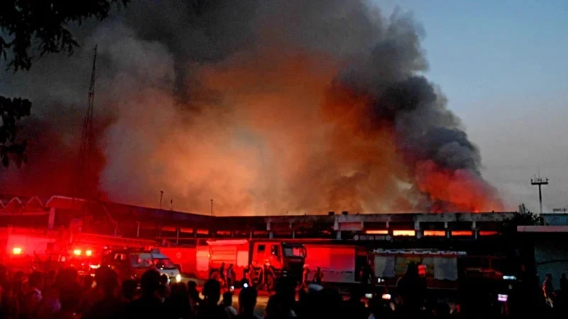 কার্গো ভিলেজে আগুনে ১২ হাজার কোটি টাকার ক্ষতি: ইএবি